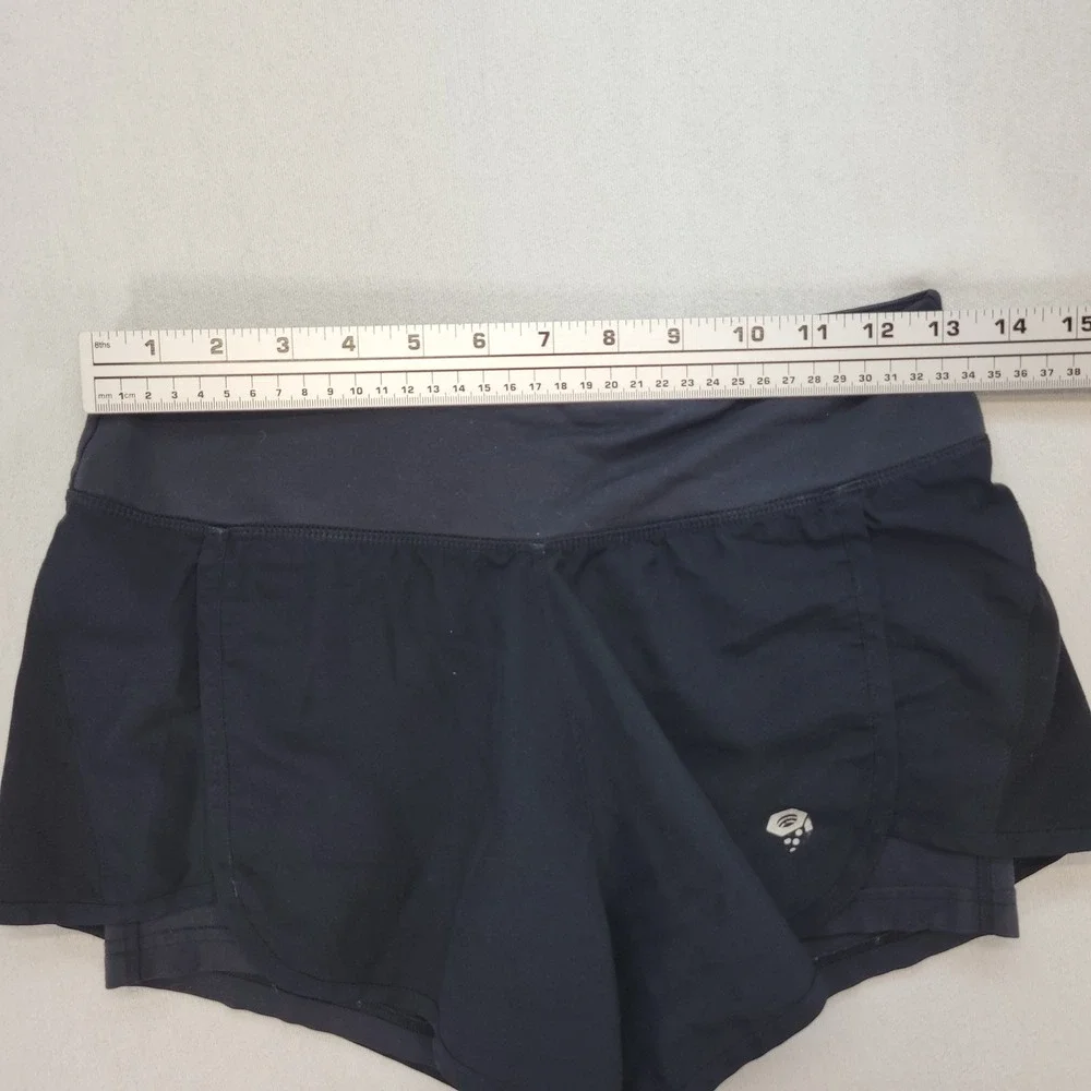 Mountain‎ Hardwear Running Shorts Womens XS Black Active 2-In-1 Athletic OL4560